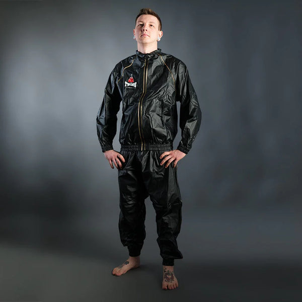 Twins Weight Management Twins VSS1 Sauna Sweat Suit - Black/Gold
