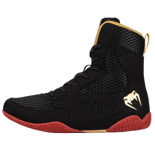 Venum Contender Boxing Shoes - Black/Gold/Red