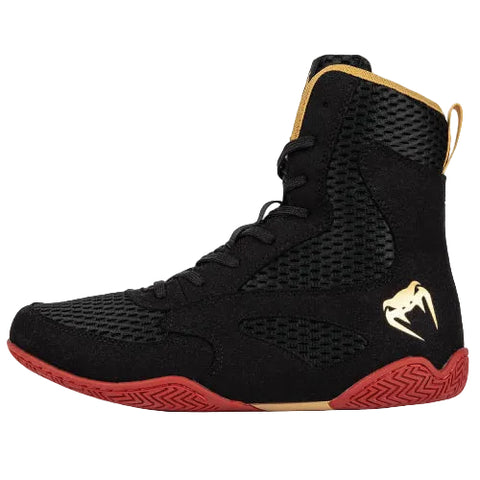 Venum Boxing Boots Venum Contender Boxing Shoes - Black/Gold/Red