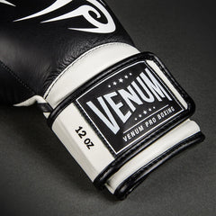 Venum Boxing Gloves Venum Giant 2.0 Mike Tyson Pro Boxing Gloves - Deep Black/Optical White