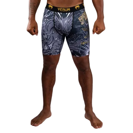 Venum Compression Wear Venum Wolf Atak Vale Tudo Shorts - Black/Grey