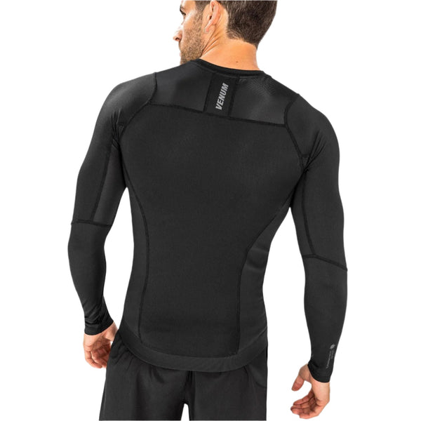 Venum Longsleeve Rash Guard Venum G-Fit Air Black Long Sleeve Rash Guard