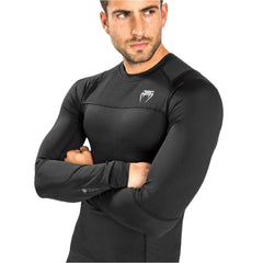 Venum Longsleeve Rash Guard Venum G-Fit Air Black Long Sleeve Rash Guard