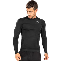 Venum Longsleeve Rash Guard Venum G-Fit Air Black Long Sleeve Rash Guard