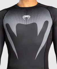 Venum Longsleeve Rash Guard Venum No Gi Rashguards Long Sleeve - Black/Silver