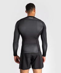 Venum Longsleeve Rash Guard Venum No Gi Rashguards Long Sleeve - Black/Silver