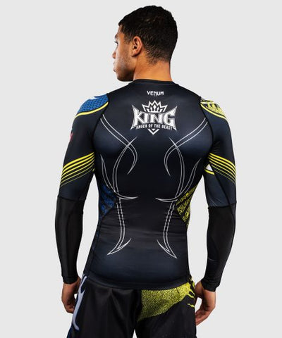 Venum Longsleeve Rash Guard Venum x TEKKEN 8 Long Sleeve Rashguard - King - Black/Yellow