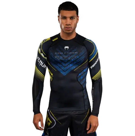 Venum x TEKKEN 8 Long Sleeve Rashguard - King - Black/Yellow