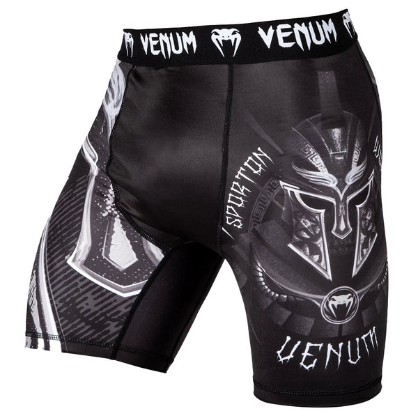 Venum MMA Shorts Venum Gladiator 3.0 MMA BJJ Vale Tudo Shorts - Black/White