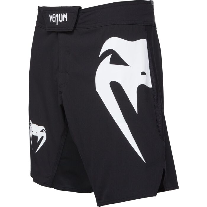 Venum MMA Shorts Venum Light 5.0 Black White Fight Shorts