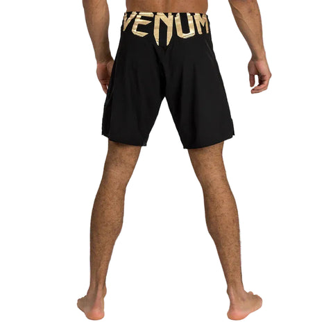 Venum MMA Shorts Venum Light 5.0 Black White Fight Shorts - Black/Gold