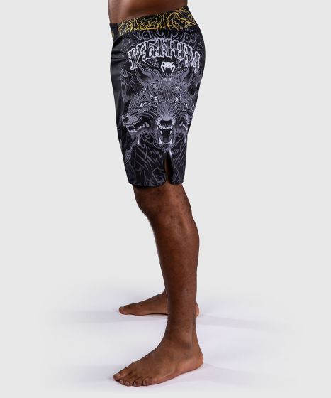 Venum MMA Shorts Venum Wolf Atak Fightshorts - Black/Grey