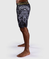 Venum MMA Shorts Venum Wolf Atak Fightshorts - Black/Grey