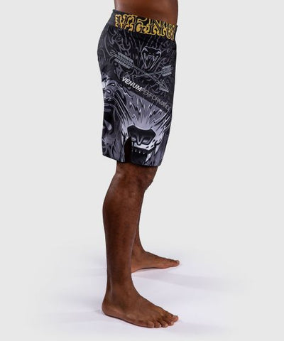 Venum MMA Shorts Venum Wolf Atak Fightshorts - Black/Grey