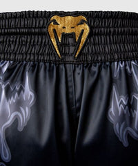 Venum Muay Thai Shorts Venum Wolf Atak Muay Thai Shorts Black/Grey/Gold