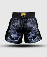 Venum Muay Thai Shorts Venum Wolf Atak Muay Thai Shorts Black/Grey/Gold