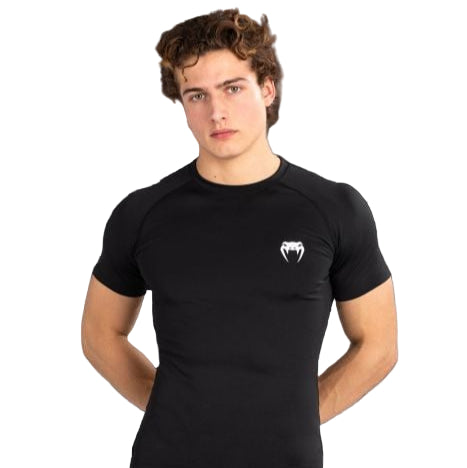Venum Contender Short Sleeve Rashguard - Black