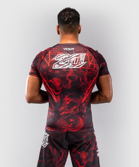 Venum Shortsleeve Rash Guard Venum 20th Anniversary Short Sleeve Rashguard - Black/Red