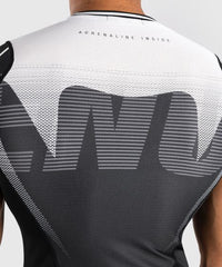 Venum Shortsleeve Rash Guard Venum Adrenaline Short Sleeve Rashguard - Black/Silver Grey
