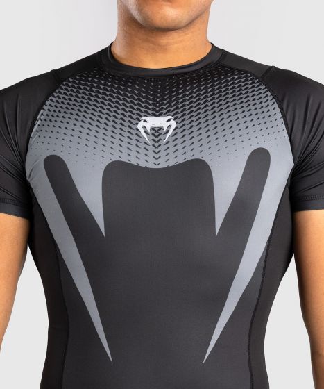 Venum Shortsleeve Rash Guard Venum No Gi Rashguards Short Sleeve - Black/ Silver Grey
