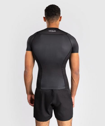 Venum Shortsleeve Rash Guard Venum No Gi Rashguards Short Sleeve - Black/ Silver Grey