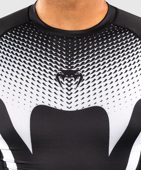 Venum Shortsleeve Rash Guard Venum No Gi Rashguards Short Sleeve - Black/White