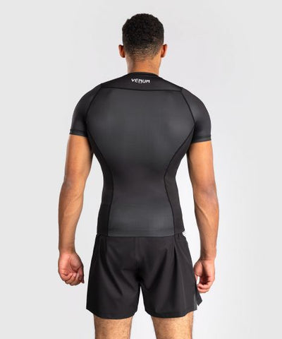 Venum Shortsleeve Rash Guard Venum No Gi Rashguards Short Sleeve - Black/White