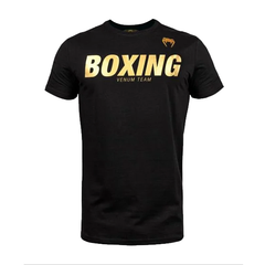 Venum T Shirts Venum Boxing VT T Shirt - Black/Gold
