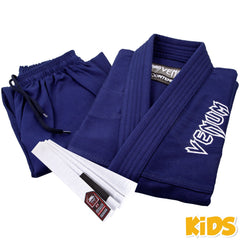 Venum Venum Contender Kids BJJ Gi Navy (Free white belt included)