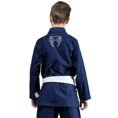 Venum Venum Contender Kids BJJ Gi Navy (Free white belt included)