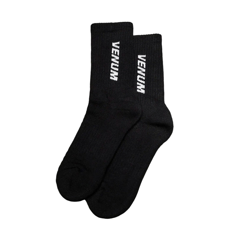 Venum Essential Crew Socks (Set of 3 pairs) - Black/White