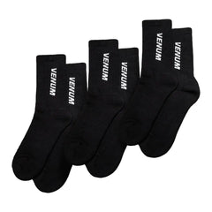 Venum Venum Essential Crew Socks (Set of 3 pairs) - Black/White