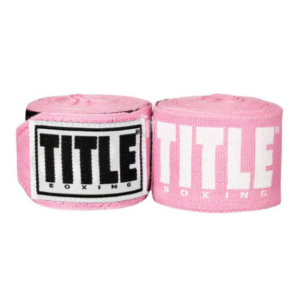 Title Boxing Power-Flex Elite 180" Boxing Hand Wraps Pink