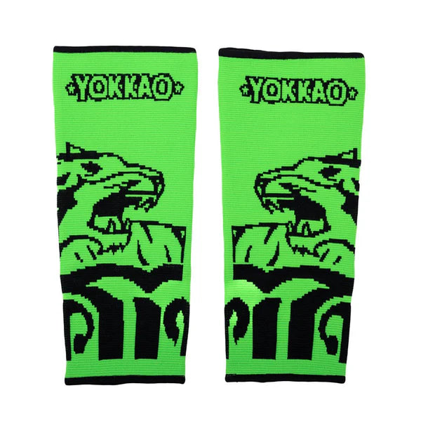 Yokkao Ankle Supports Neon Green Yokkao Original Ankle Guards
