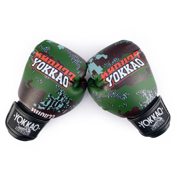Yokkao Boxing Gloves Yokkao Thai Forest Camo Boxing Gloves