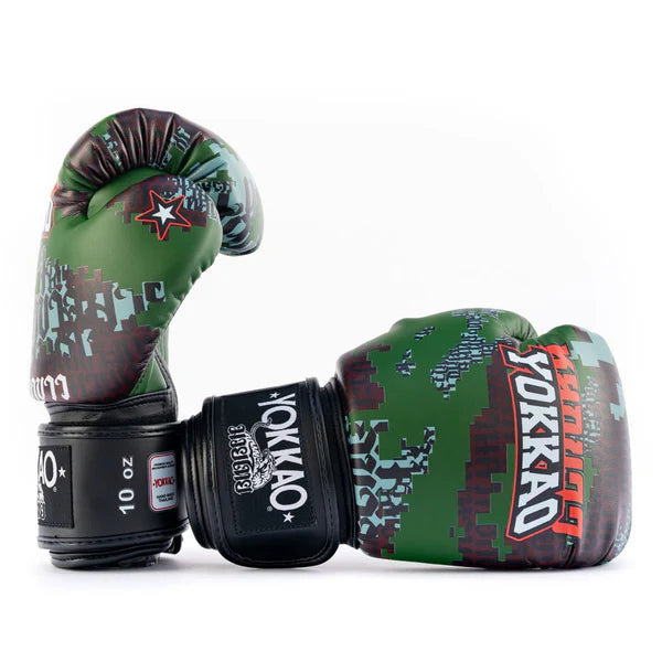 Yokkao Boxing Gloves Yokkao Thai Forest Camo Boxing Gloves