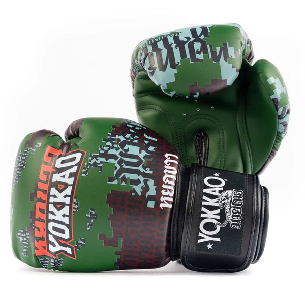 Yokkao Thai Forest Camo Boxing Gloves