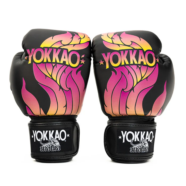 Yokkao Boxing Gloves Yokkao The Flame Boxing Gloves Black