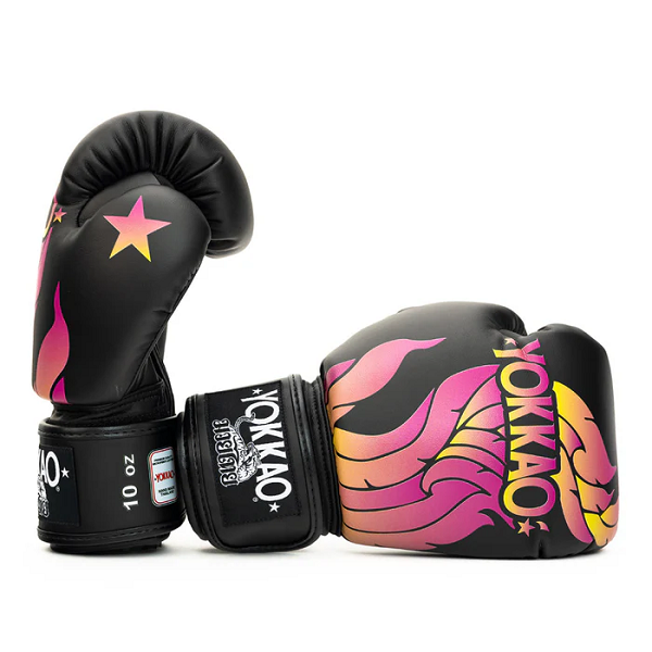 Yokkao Boxing Gloves Yokkao The Flame Boxing Gloves Black