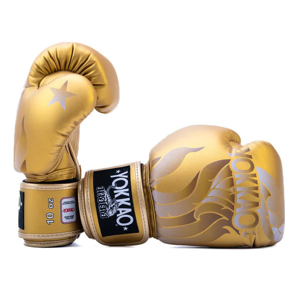 Yokkao Boxing Gloves Yokkao The Flame Boxing Gloves Gold