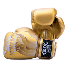 Yokkao Boxing Gloves Yokkao The Flame Boxing Gloves Gold