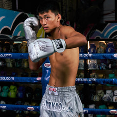 Yokkao Boxing Gloves Yokkao The Flame Boxing Gloves Silver