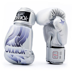 Yokkao Boxing Gloves Yokkao The Flame Boxing Gloves Silver