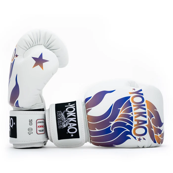Yokkao Boxing Gloves Yokkao The Flame Boxing Gloves White