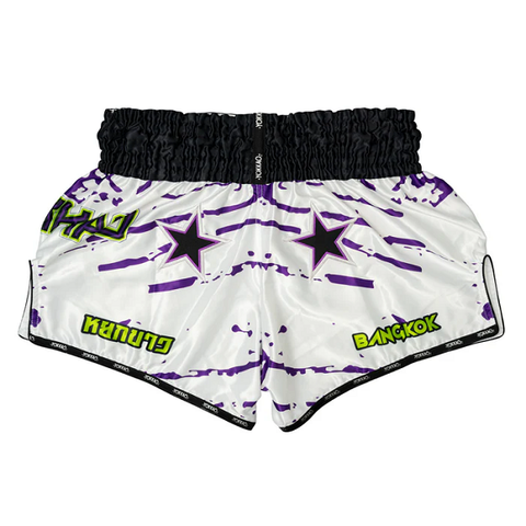 The Fight Factory Muay Thai Shorts Yokkao Power Muay Thai Shorts Black