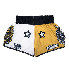 Yokkao Muay Thai Shorts Yokkao Golden Dragon Muay Thai Shorts White/Gold
