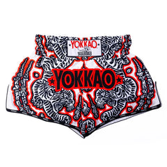 Yokkao Muay Thai Shorts Yokkao Sak Yant Muay Thai Shorts White