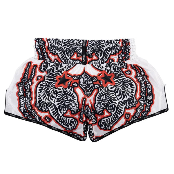 Yokkao Muay Thai Shorts Yokkao Sak Yant Muay Thai Shorts White
