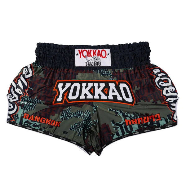 Yokkao Muay Thai Shorts Yokkao Thai Forest Camo Muay Thai Shorts