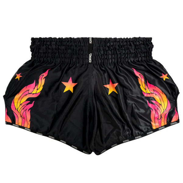 Yokkao Muay Thai Shorts Yokkao The Flame Muay Thai Shorts Black